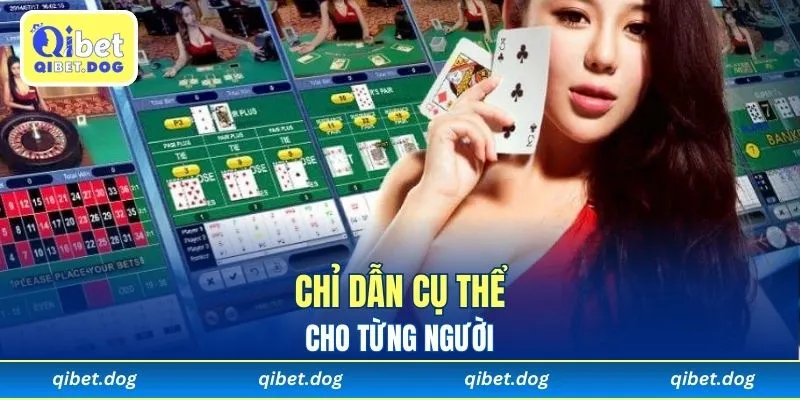 Chỉ dẫn cụ thể cho từng người