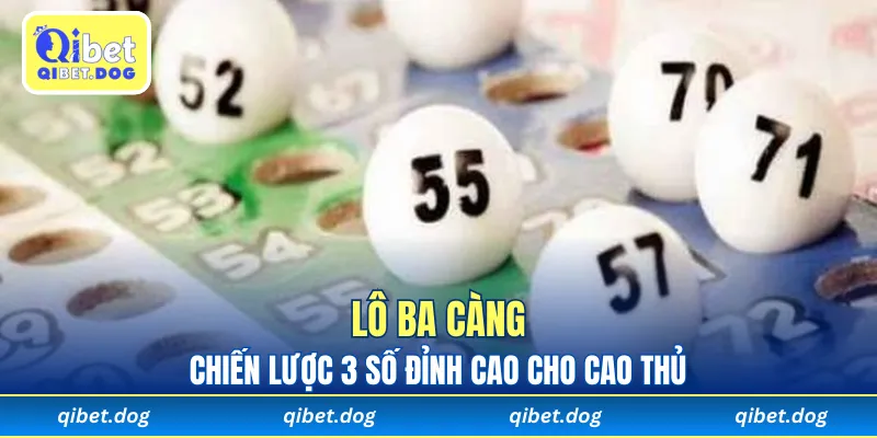 Lô Ba Càng Qibet - Chiến Lược 3 Số Đỉnh Cao Cho Cao Thủ
