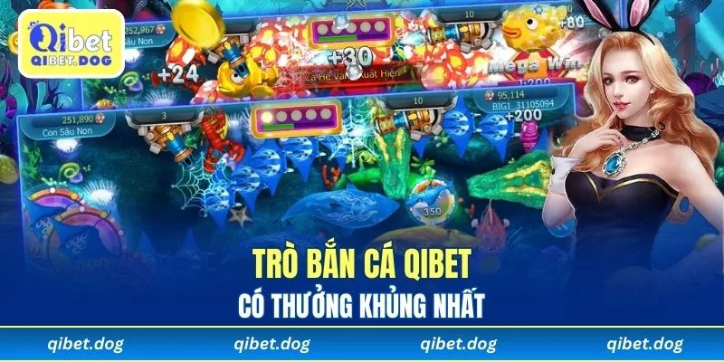 Trò bắn cá Qibet có thưởng khủng nhất